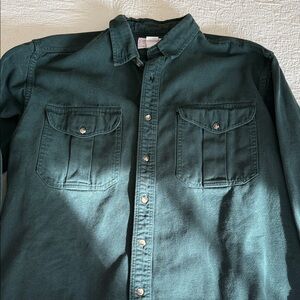 Filson Forest Green Button Down Shirt